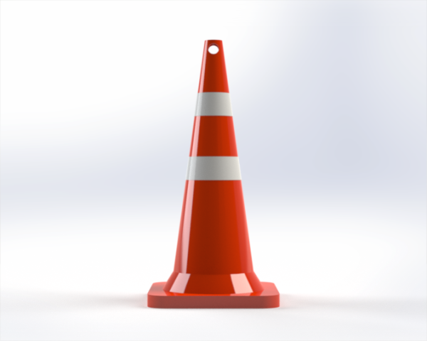 CONE DE SINALIZAÇÃO 75CM
