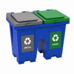 LIXEIRA DUAL COLLECT 330L