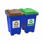 LIXEIRA DUAL COLLECT 330L